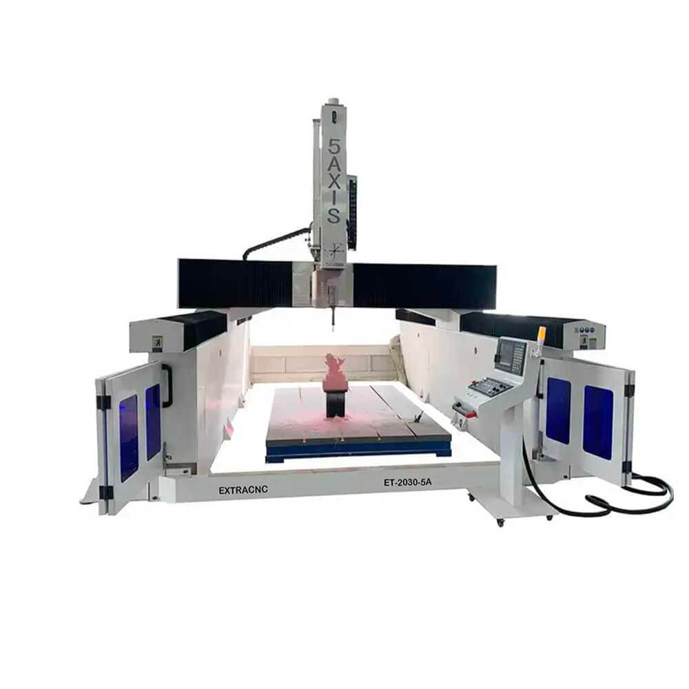 Custom 5 axis CNC Router Machine for 3D Milling