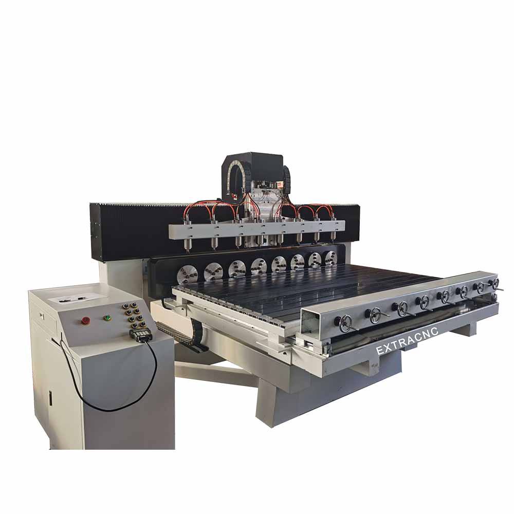 Best 4 Axis Multi Heads Wood CNC Router with Multi spindles