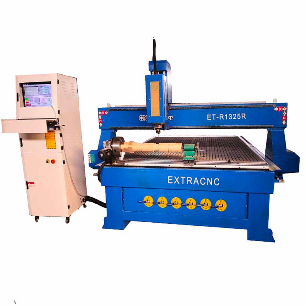 Best Rotary device 4 Axis 4×8 CNC Router for 3D Workpieces