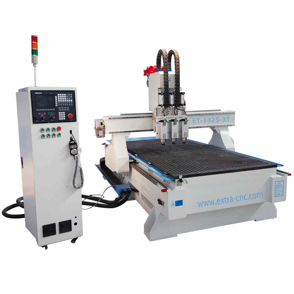 Economic Pneumatic ATC CNC Router with 3 Spindles for Sale