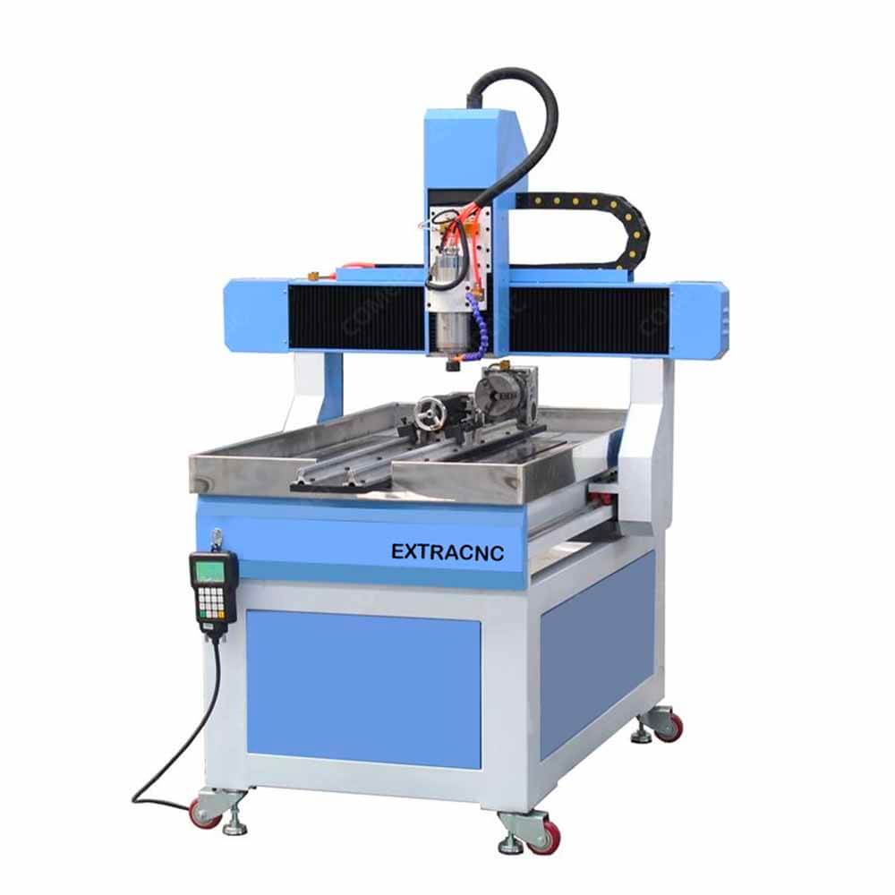 Hobby Wood Mini 4th Rotary Axis CNC Router for Sign Making