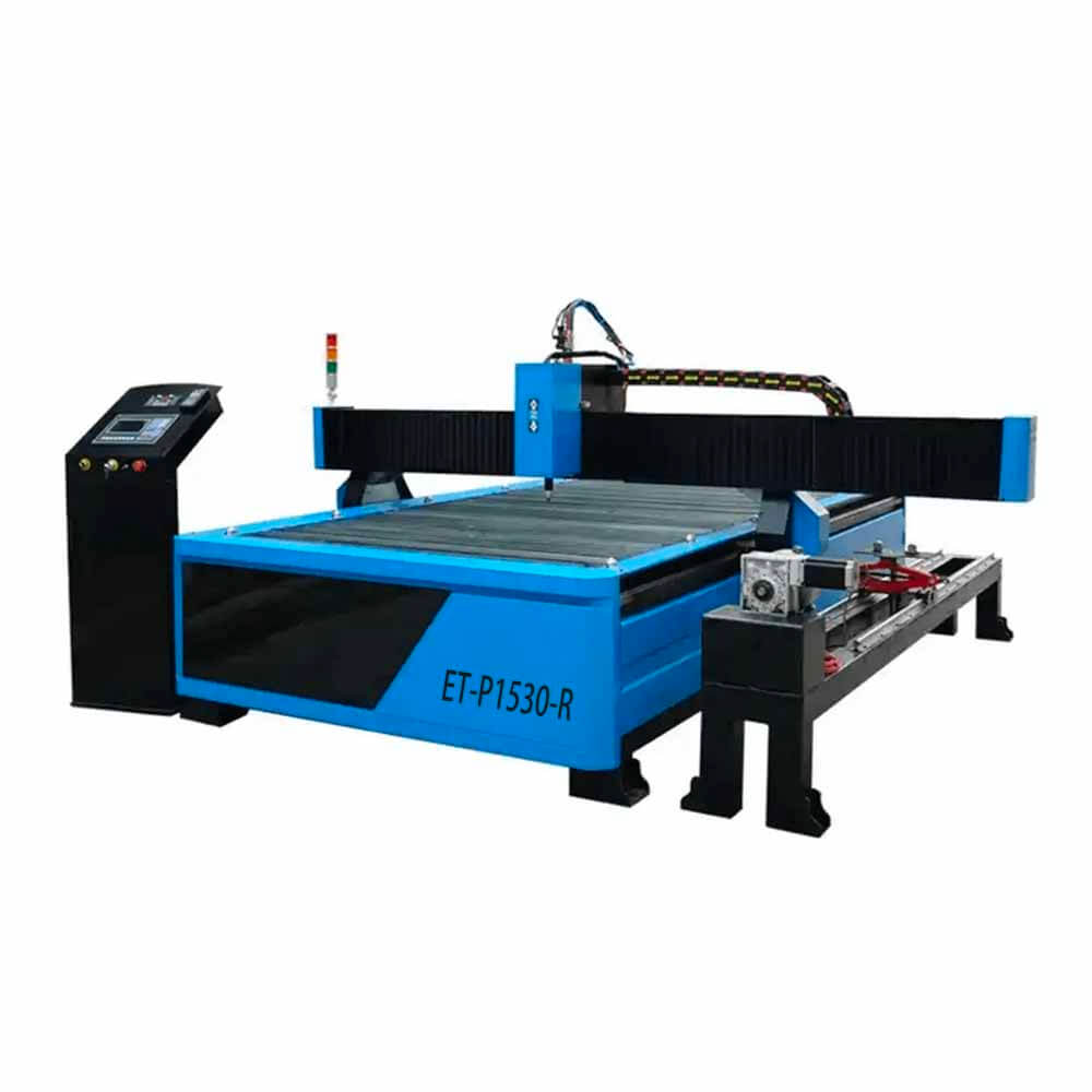 5x10 Hypertherm CNC Plasma Table with Pipe Cutter Rotary Axis