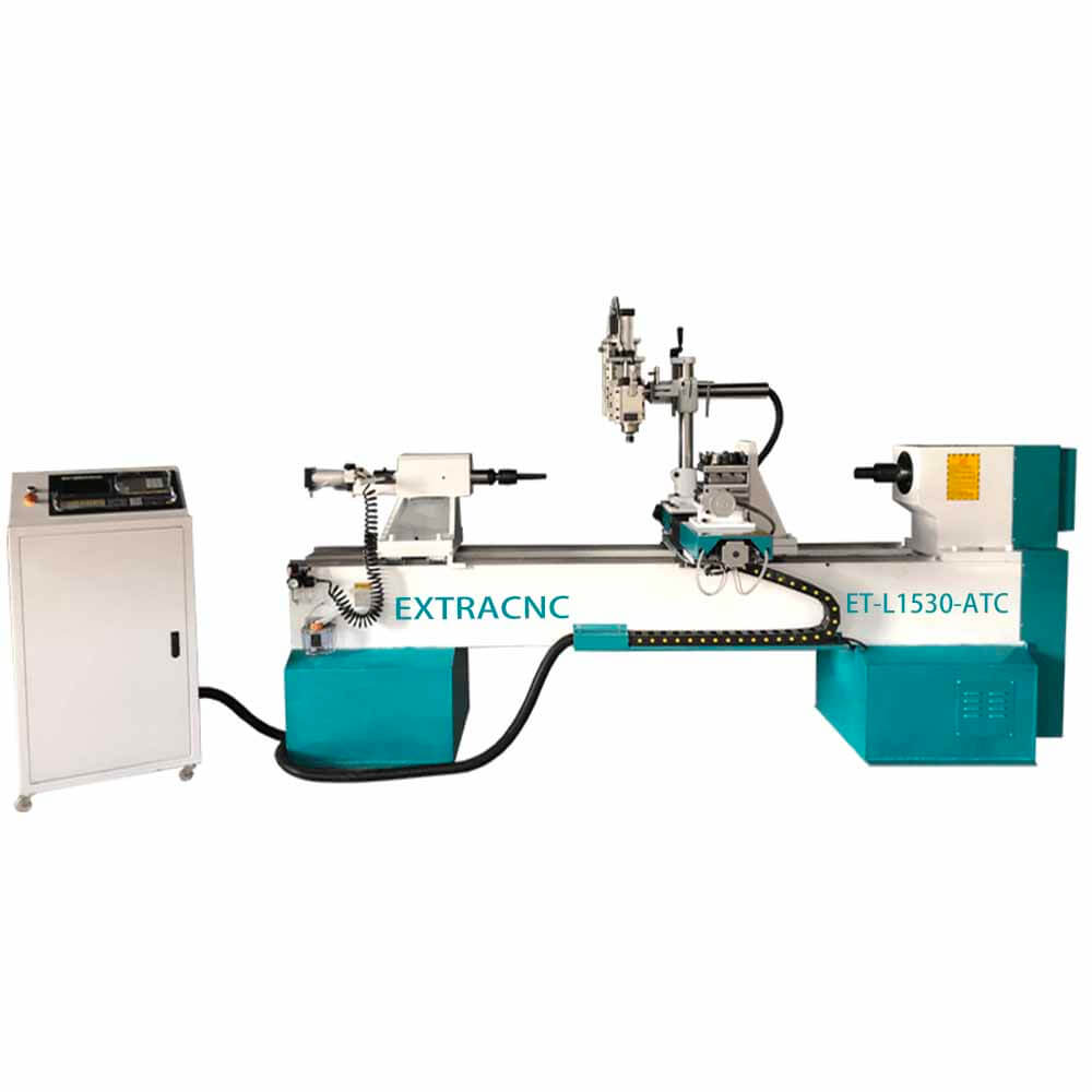 Wood Turning Lathe CNC Machine with Automatic Tool Changer