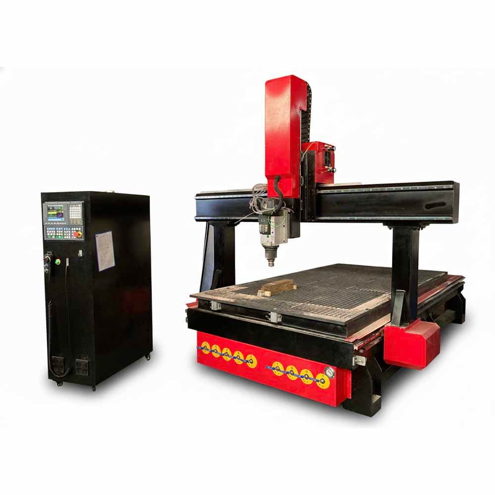 4 Axis CNC Router With Rotary Device for Queen Leg Statue Carving
